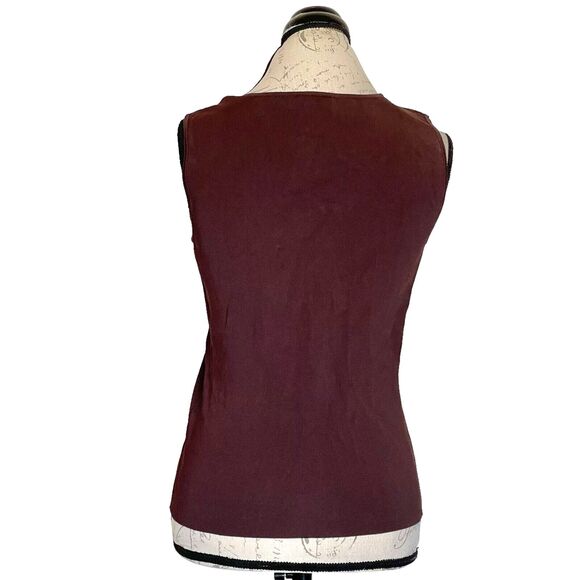 Talbots Womens Tank Top Size Small Petite Office Work Wear Career Vintage - Picture 2 of 12